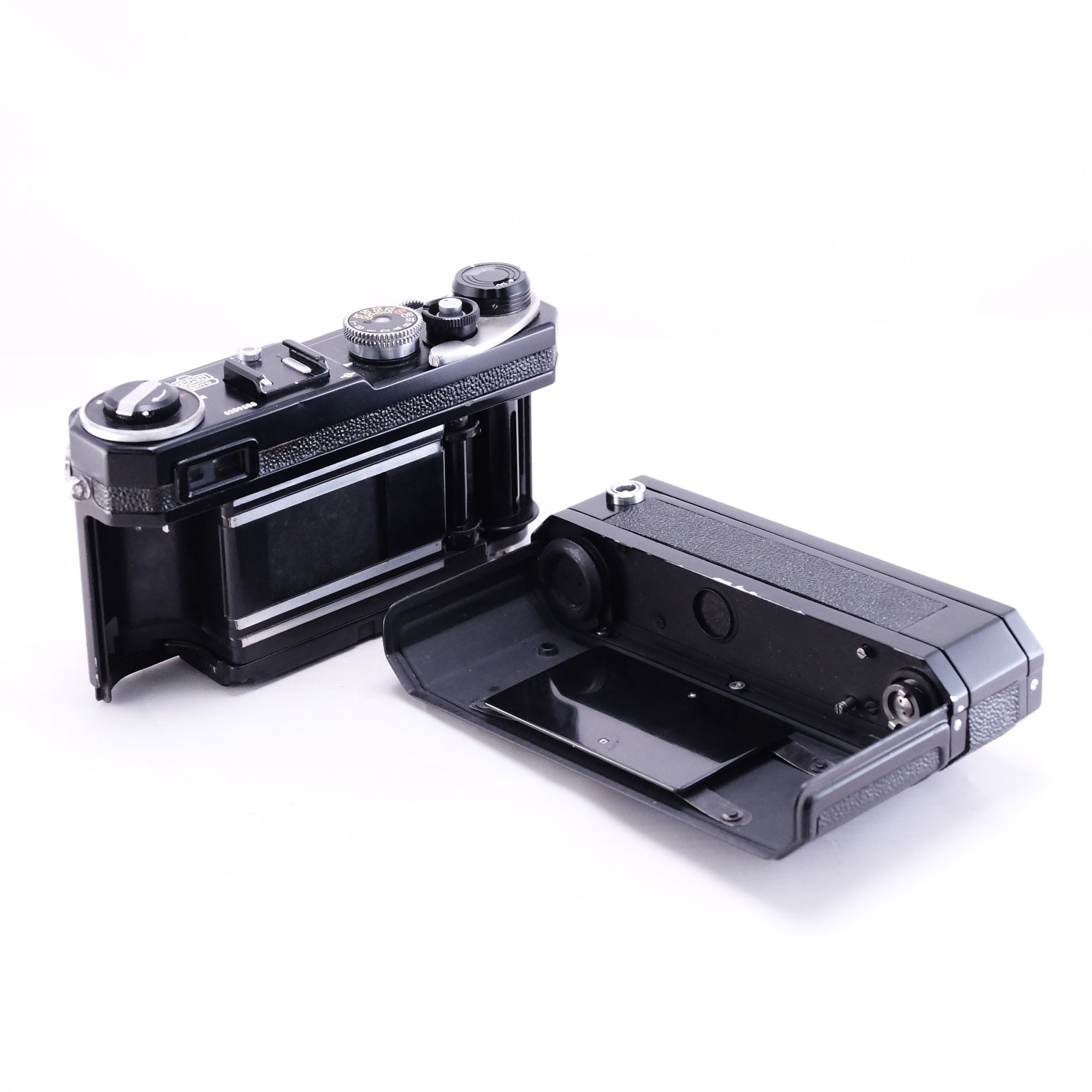 Nikon SP Black 後塗り + モータードライブ (改造品)