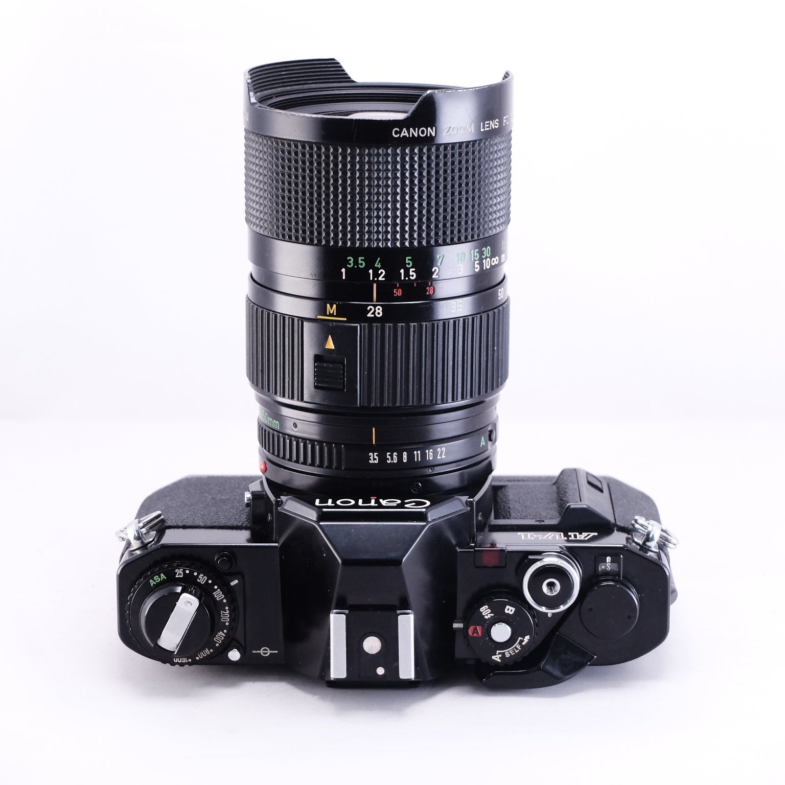 Canon AV-1 (Black) + New FD 50mm F2