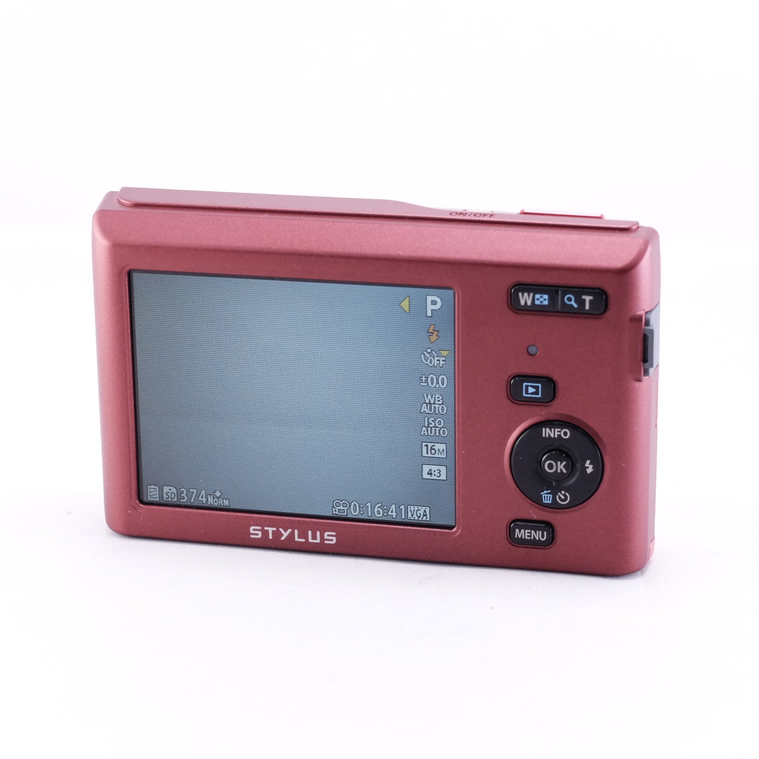 OLYMPUS STYLUS VG-180（メモリーカード&バッテリー/充電器付き）