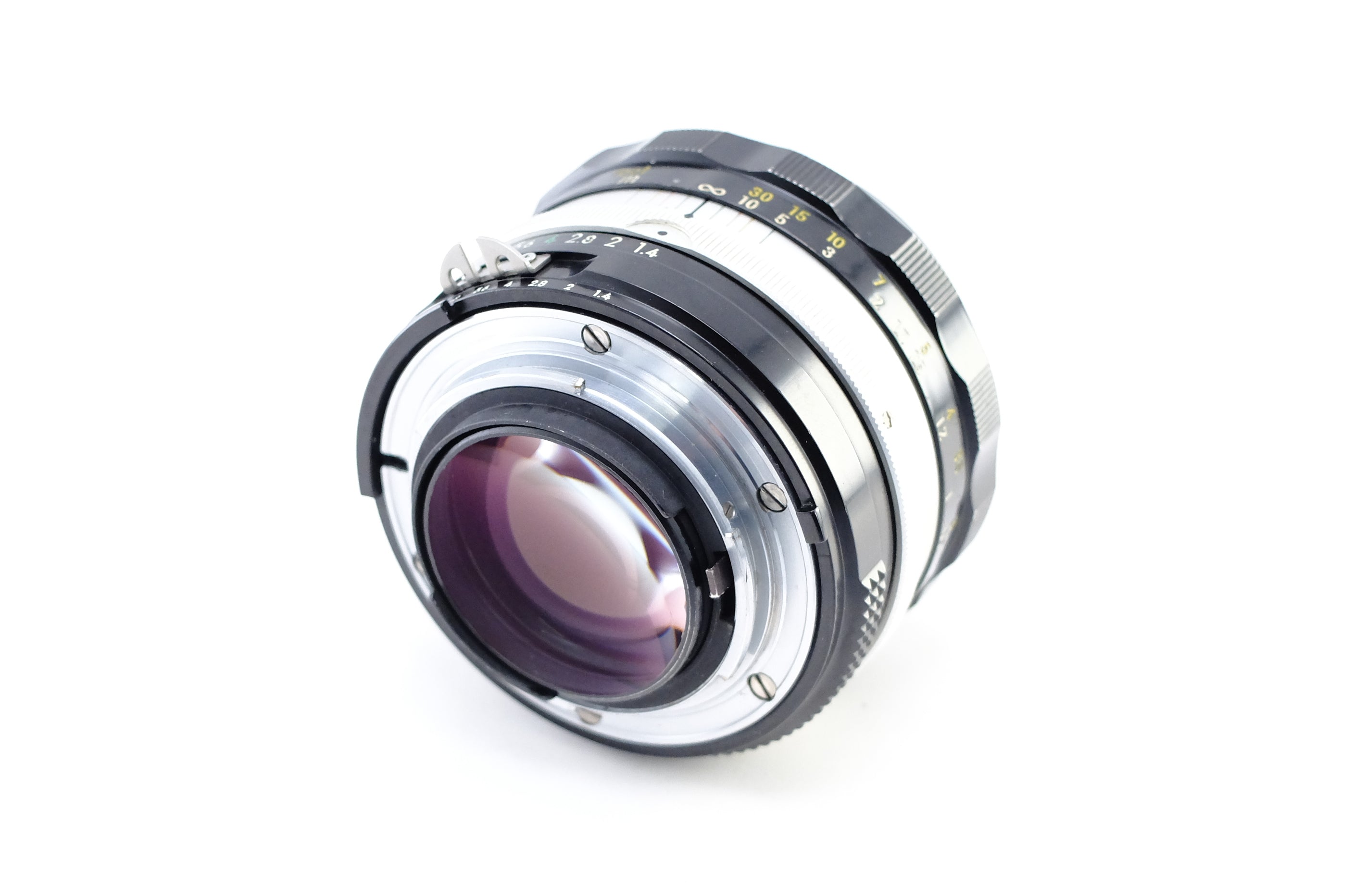 再入荷新品新品級 ニコン AI NIKKOR 50mm f1.4 MF レンズ　A830 レンズ(単焦点)