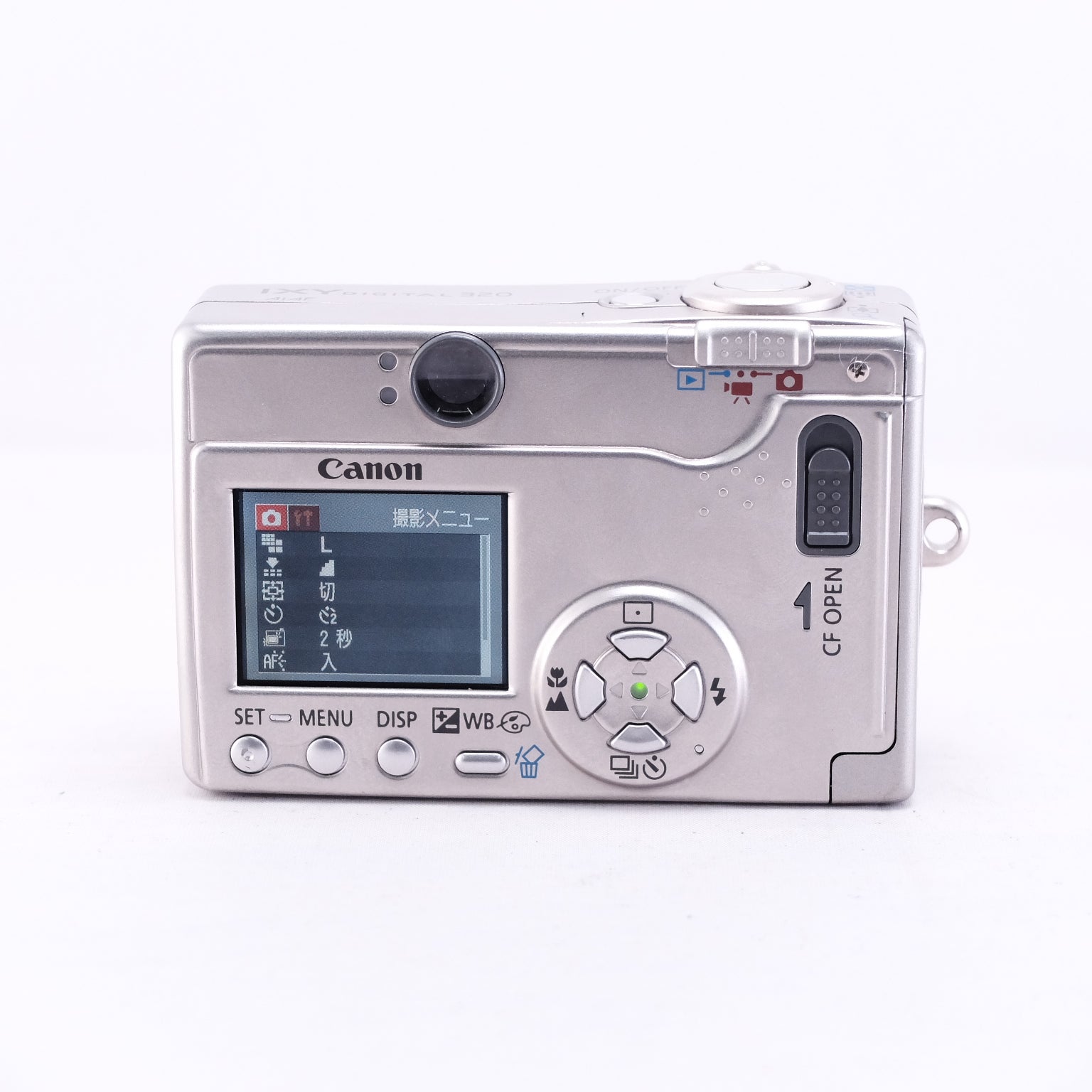 Canon IXY DIGITAL 320（メモリーカード&バッテリー/充電器付き）