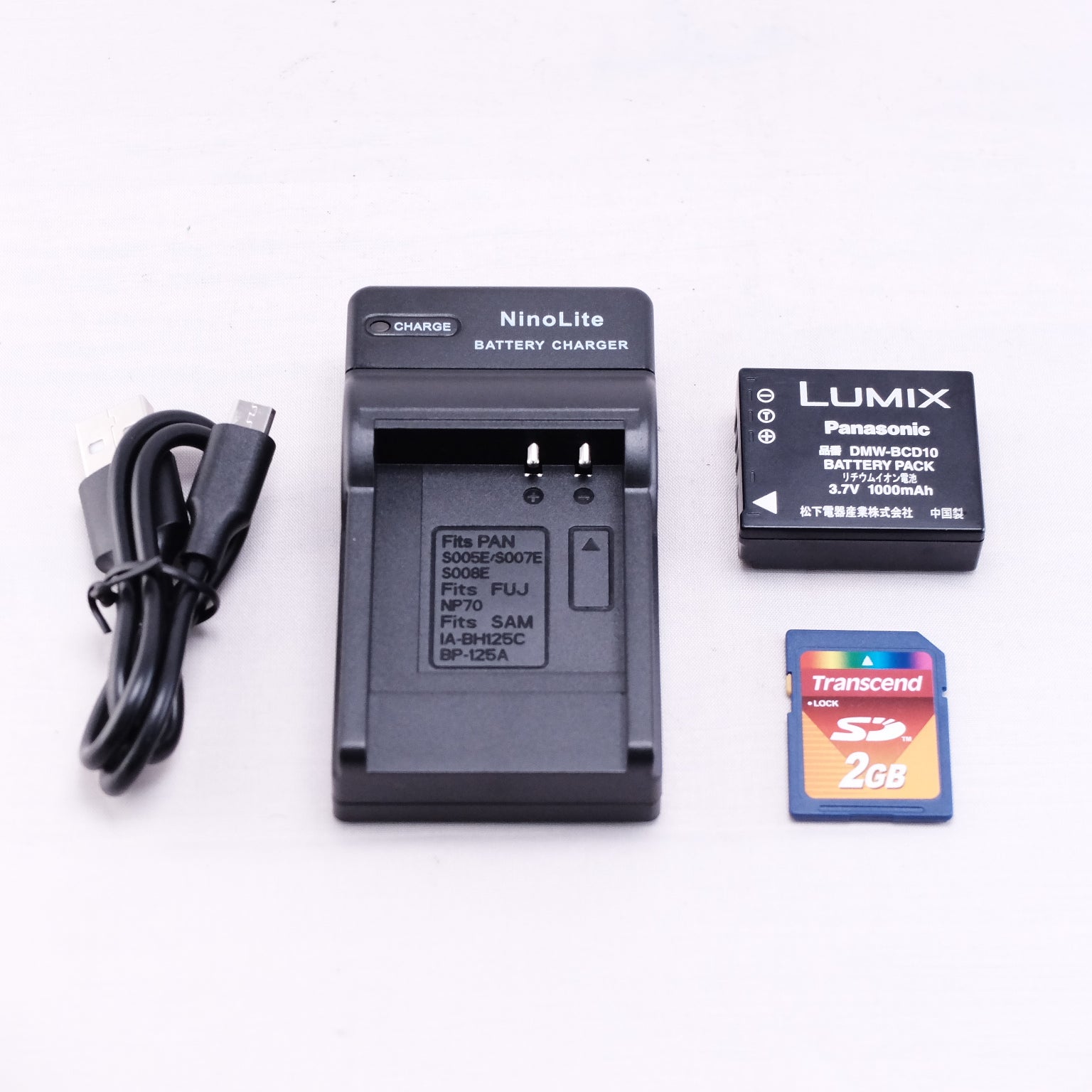 Panasonic DMC-TZ1（メモリーカード&バッテリー/充電器付き）