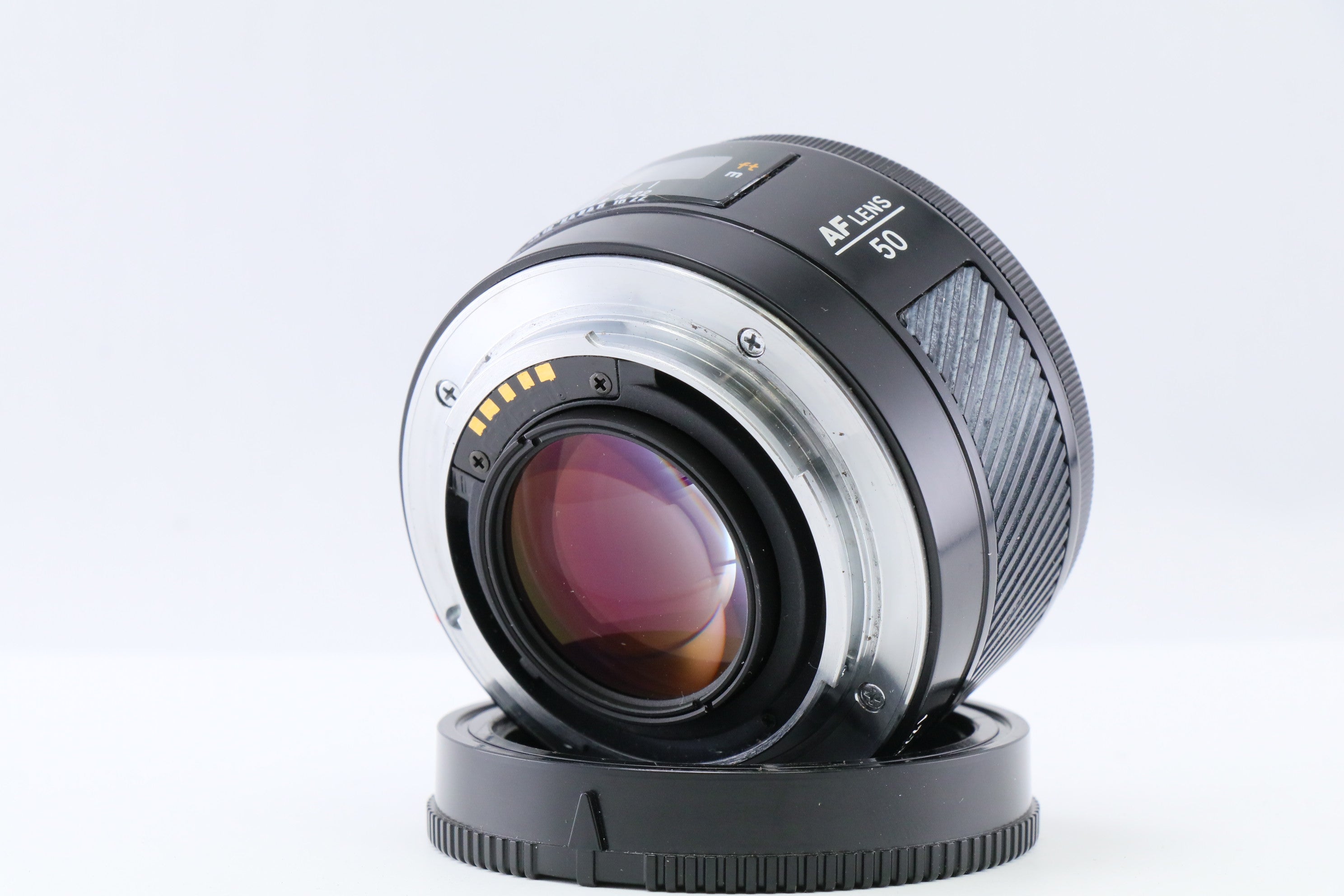 素敵でユニークな AF 美品 MINOLTA 50mm 単焦点レンズ f1.4 レンズ(単